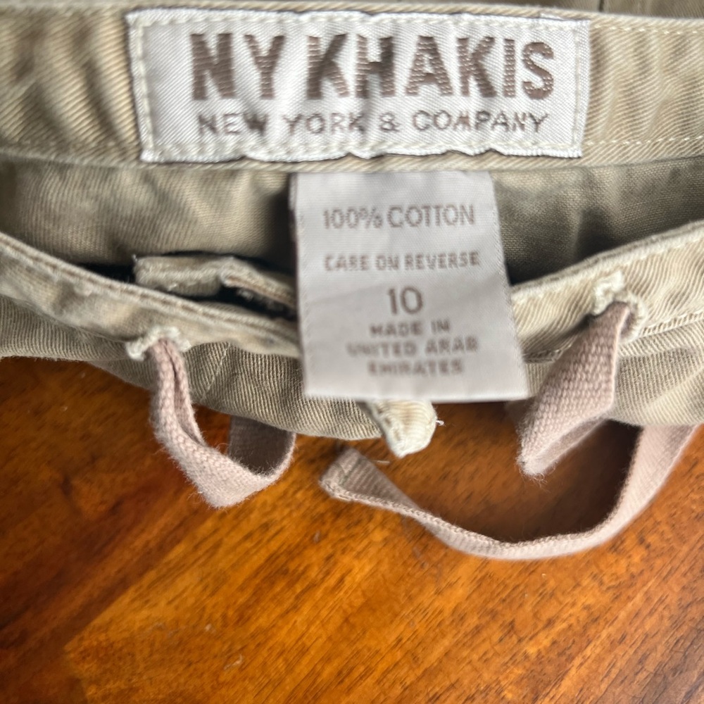 New York & Co Khaki Women's Skirt - Picture 4 of 4